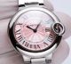 Replica Ballon Bleu De Cartier Ladies Watch Pink Dial Stainless Steel band 33mm (8)_th.jpg